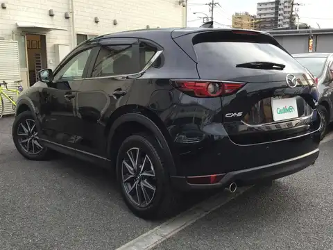 カタログ画像：ＣＸ－５ （CX-5） ２０Ｓ プロアクティブ 2020年12月 6BA-KFEP 2000cc ジェットブラックマイカ 燃費14.6km / l バック