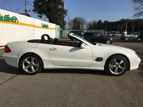 カタログ画像：ＳＬ （SL） ＳＬ６００ 2004年7月 GH-230476 5500cc アラバスターホワイト（Ｓ） 燃費5.8km / l 外装