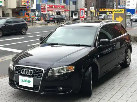 カタログ画像：Ａ４アバント （A4 AVANT） ２．０ 2005年9月 GH-8EALT 2000cc ファントムブラックパールエフェクト 燃費10.8km / l 外装