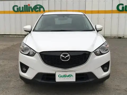 カタログ画像：ＣＸ－５ （CX-5） ２０Ｓ 2012年9月 DBA-KEEFW 2000cc クリスタルホワイトパールマイカ 燃費16.0km / l フロント