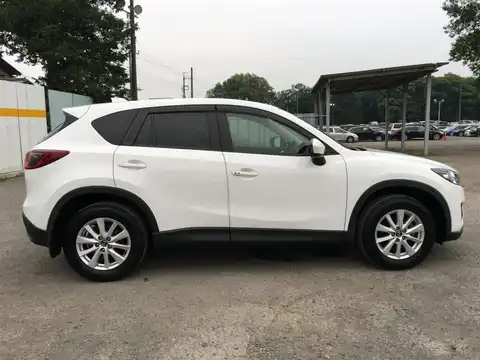 カタログ画像：ＣＸ－５ （CX-5） ２０Ｓ 2012年9月 DBA-KEEAW 2000cc クリスタルホワイトパールマイカ 燃費15.6km / l 外装