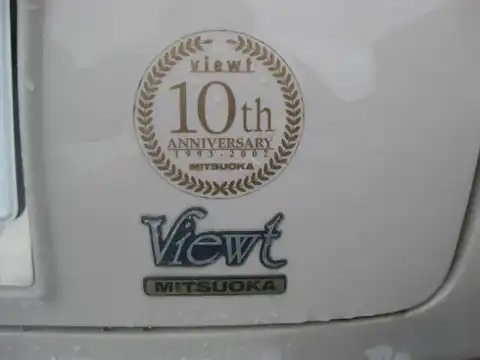 カタログ画像：ビュート （VIEWT） ファイナルモデル限定車１０周年アニバーサリー 2001年11月 TA-AK11 1300cc アイボリーホワイト 外装