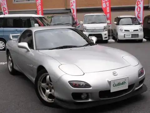 カタログ画像：ＲＸ－７ （RX-7） タイプＲバサースト 2001年12月 GF-FD3S 1400cc サンライトシルバーメタリック 燃費8.1km / l メイン（その他）