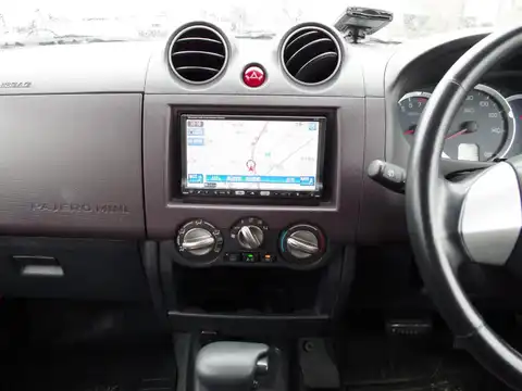 カタログ画像：パジェロミニ （PAJERO MINI） ＶＲ 2008年9月 ABA-H58A 660cc ダークブルーマイカ 内装