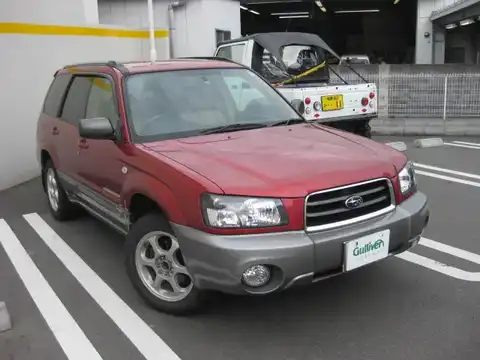 カタログ画像：フォレスター （FORESTER） Ｘ２０ 2004年4月 TA-SG5 2000cc コアレッド・メタリック 燃費13.6km / l メイン（その他）