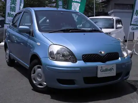 カタログ画像：ヴィッツ （VITZ） Ｕ Ｄパッケージ ビューティフルセレクション 2002年4月 TA-NCP10 1300cc ブルーメタリック 燃費18.0km / l メイン（その他）