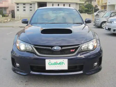 カタログ画像：インプレッサ （IMPREZA） ＷＲＸ ＳＴＩ 2011年11月 CBA-GVB 2000cc プラズマブルー・シリカorＷＲブルー・マイカ 燃費10.4km / l フロント