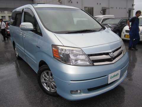 カタログ画像：アルファードハイブリッド （ALPHARD HYBRID） Ｇエディション 2006年6月 DAA-ATH10W 2400cc ペールブルーマイカメタリック 燃費17.2km / l メイン（その他）