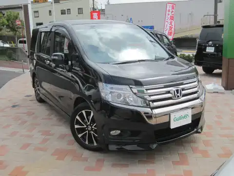 カタログ画像：ステップワゴンスパーダ （STEPWAGON SPADA） Ｚ クールスピリット インターナビ　セレクション 2012年9月 DBA-RK6 2000cc プレミアムスパークルブラックパール 燃費13.6km / l メイン（その他）