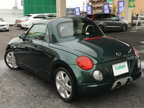 カタログ画像：コペン （COPEN） ファーストアニバーサリーエディション 2003年7月 LA-L880K 660cc ＤＣ・ダークグリーンマイカ 燃費18.0km / l バック