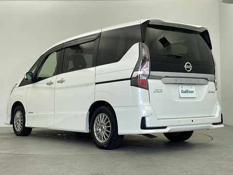 カタログ画像：セレナ （SERENA） オーテック スポーツスペック 2020年8月 5AA-GC27 2000cc ブリリアントホワイトパール（３Ｐ）orブリリアントホワイトパール（３Ｐ）／ダイヤモンドブラック（Ｐ）２トーン 燃費13.2km / l バック