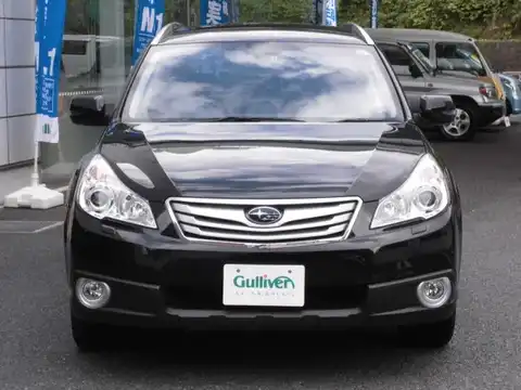 カタログ画像：レガシィアウトバック （LEGACY OUTBACK） ３．６Ｒ ＳＩクルーズ 2009年5月 DBA-BRF 3600cc クリスタルブラック・シリカ 燃費10.0km / l フロント