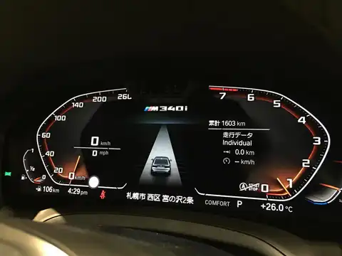 カタログ画像：３シリーズ （3 SERIES） Ｍ３４０ｉ ｘＤｒｉｖｅ 2019年10月 3BA-5U30 3000cc ブラック・サファイア 燃費11.7km / l 内装