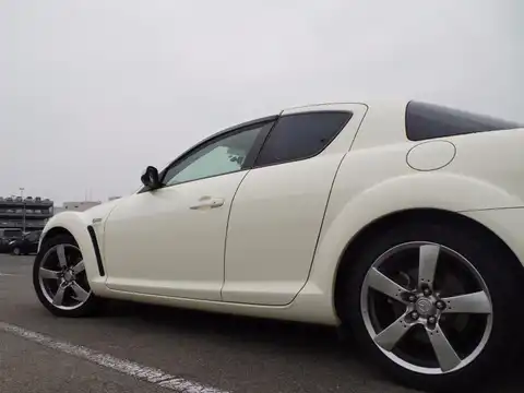 カタログ画像：ＲＸ－８ （RX-8） ロータリーエンジン４０周年記念車 2007年8月 ABA-SE3P 1400cc マーブルホワイト 燃費9.0km / l 外装