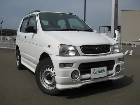 カタログ画像：テリオスキッド （TERIOS KID） ＣＬ 1998年10月 GF-J111G 660cc ホワイト 燃費16.4km / l メイン（その他）