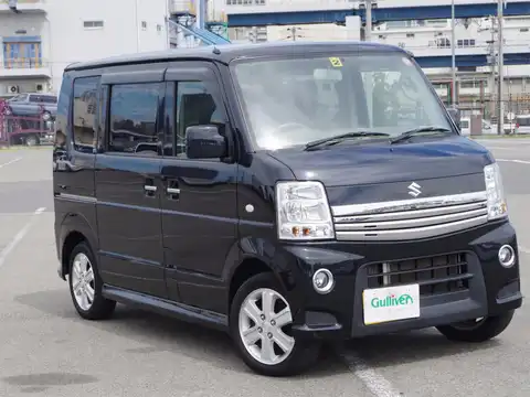 カタログ画像：エブリイワゴン （EVERY WAGON） ＰＺターボスペシャル 2014年4月 ABA-DA64W 660cc ブルーイッシュブラックパール３ 燃費13.8km / l メイン（その他）