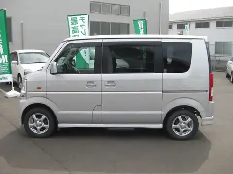 カタログ画像：エブリイワゴン （EVERY WAGON） ＰＺターボスペシャル 2005年8月 ABA-DA64W 660cc シルキーシルバーメタリック 燃費15.0km / l 外装