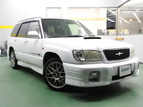 カタログ画像：フォレスター （FORESTER） Ｓ／ｔｂ－ＳＴｉⅡ リミテッド 2001年10月 GF-SF5 2000cc ピュアホワイト 燃費10.2km / l メイン（その他）