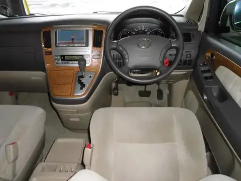 カタログ画像：アルファードＶ （ALPHARD V） ＡＸ Ｌエディション サイドリフトアップシート装着車 2007年6月 DBA-ANH10W 2400cc ゴールドメタリック 燃費9.7km / l 内装