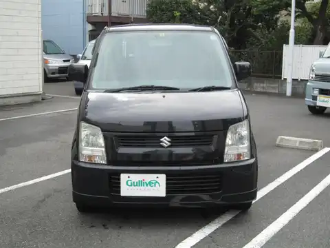 カタログ画像：ワゴンＲ （WAGON R） ＦＳ 2003年9月 LA-MH21S 660cc ブルーイッシュブラックパール３ 燃費18.0km / l フロント