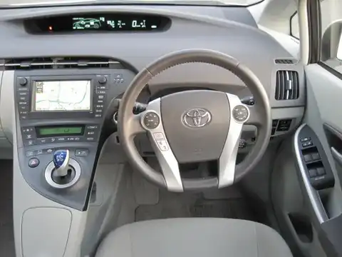 カタログ画像：プリウス （PRIUS） Ｇ 2009年5月 DAA-ZVW30 1800cc ホワイトパールクリスタルシャイン 燃費30.4km / l 内装