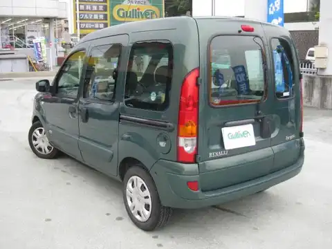 カタログ画像：カングー （KANGOO） １．６ 2007年1月 GH-KCK4M 1600cc ジヴェルニー・グリーンＭ バック