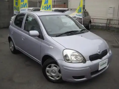 カタログ画像：ヴィッツ （VITZ） ペアスタイル 2004年4月 CBA-SCP10 1000cc ラベンダーメタリック 燃費19.6km / l メイン（その他）