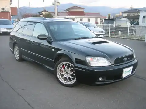 カタログ画像：レガシィツーリングワゴン （LEGACY TOURING WAGON） ＧＴ－Ｂ Ｓエディション 2002年11月 TA-BH5 2000cc ブラックトパーズ・マイカ 燃費11.4km / l メイン（その他）