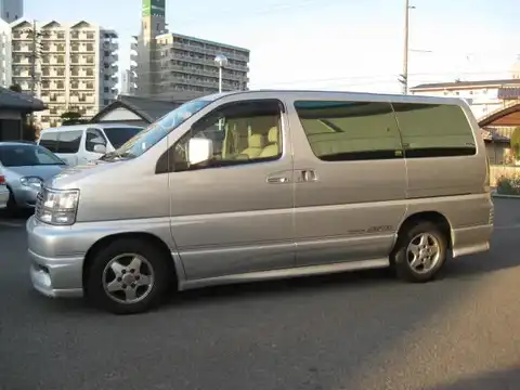 カタログ画像：エルグランド （ELGRAND） ジャンボタクシー 2000年4月 GF-ALWE50 3300cc プラチナシルバー（Ｍ） 外装