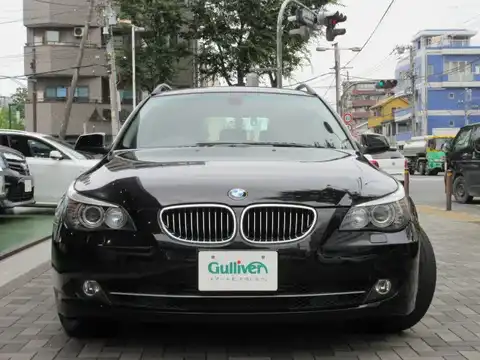 カタログ画像：５シリーズ （5 SERIES） ５２５ｉツーリングハイラインパッケージ 2008年1月 ABA-PU25 2500cc 燃費8.5km / l フロント