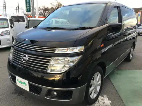 カタログ画像：エルグランド （ELGRAND） ＶＧ 2004年4月 UA-E51 3500cc ブラック／スパークリングシルバー（Ｍ） 燃費8.2km / l 外装