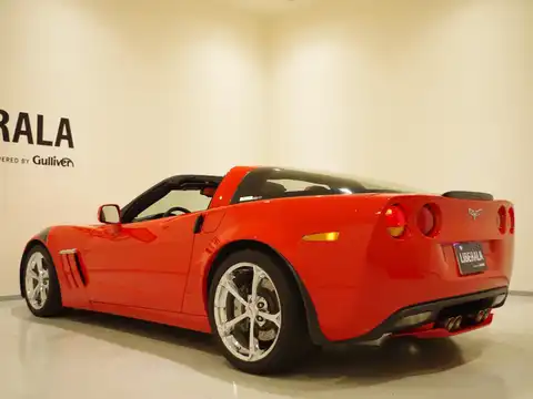 カタログ画像：シボレーコルベット （CHEVROLET CORVETTE） グランスポーツ クーペ 2012年1月 ABA-X245S 6200cc トーチレッド 燃費6.5km / l バック