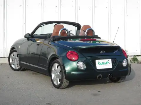 カタログ画像：コペン （COPEN） アクティブトップ 2007年9月 ABA-L880K 660cc ＤＣ・ダークグリーンマイカ 燃費15.2km / l バック