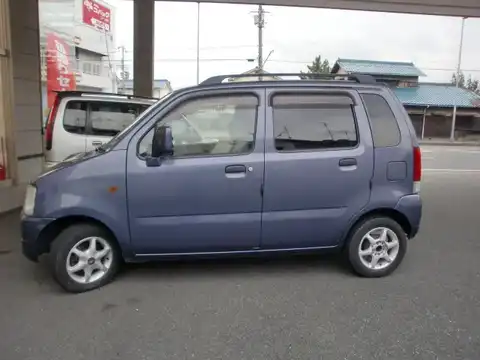 カタログ画像：ワゴンＲ （WAGON R） ＦＸ－Ｔ 1998年10月 GF-MC11S 660cc ディープパープルメタリック 燃費17.0km / l 外装