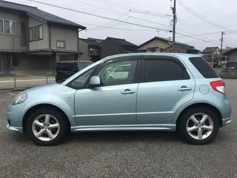 カタログ画像：ＳＸ４ （SX4） １．５Ｅ 2006年7月 DBA-YA11S 1500cc オーシャンライトブルーメタリック２ 燃費16.4km / l 外装