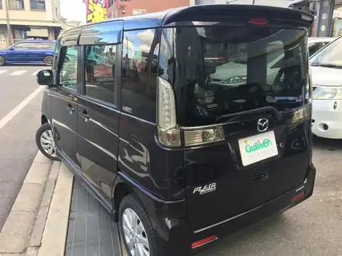 カタログ画像：フレアワゴンカスタムスタイル （FLAIR WAGON CUSTOM STYEL） ＸＳ 2013年7月 DBA-MM32S 660cc ミステリアスバイオレットパール 燃費27.8km / l バック