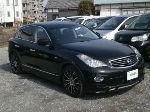 カタログ画像：スカイラインクロスオーバー （SKYLINE CROSSOVER） ３７０ＧＴ タイプＰ 2012年10月 DBA-J50 3700cc スーパーブラック 燃費9.2km / l メイン（その他）