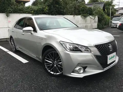 カタログ画像：クラウンハイブリッド （CROWN HYBRID） アスリートＳ Ｆｏｕｒ 若草色エディション 2015年4月 DAA-AWS211 2500cc 燃費21.0km / l メイン（その他）