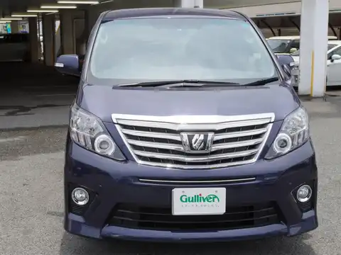 カタログ画像：アルファード （ALPHARD） ２４０Ｓ 2011年11月 DBA-ANH20W 2400cc ダークバイオレットマイカメタリック 燃費10.8km / l フロント