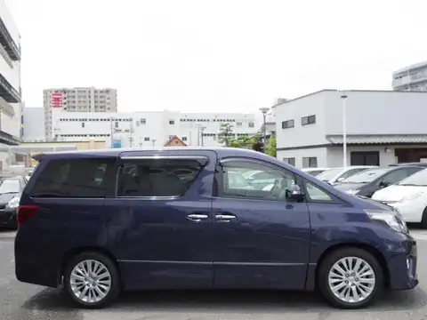 カタログ画像：アルファード （ALPHARD） ２４０Ｓ サイドリフトアップシート装着車 2011年11月 DBA-ANH25W 2400cc ダークバイオレットマイカメタリック 燃費10.2km / l 外装