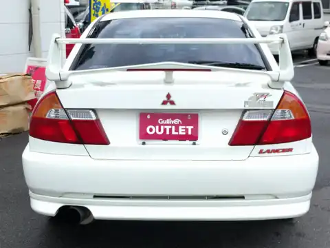 カタログ画像：ランサー （LANCER） ＲＳエボリューションⅥ トミー・マキネンエディション 2000年1月 GF-CP9A 2000cc スコーティアホワイト（ソリッド） バック