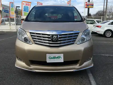 カタログ画像：アルファード （ALPHARD） ３５０Ｇ Ｌパッケージ 2008年5月 DBA-GGH25W 3500cc ベージュメタリック 燃費9.1km / l フロント