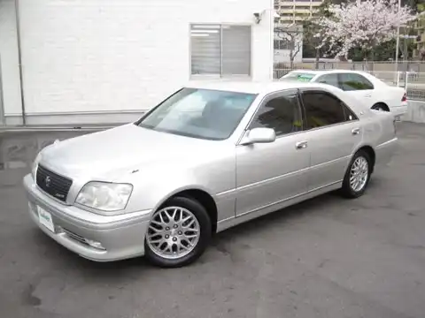 カタログ画像：クラウン （CROWN） アスリートＧ 1999年9月 GH-JZS175 3000cc シルバーメタリック 燃費11.4km / l 外装