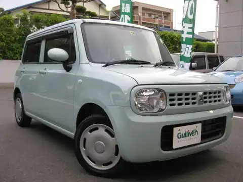 カタログ画像：アルトラパン （ALTO LAPIN） Ｇ 2008年11月 DBA-HE22S 660cc アロマティックアクアメタリック 燃費24.5km / l メイン（その他）