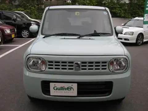 カタログ画像：アルトラパン （ALTO LAPIN） Ｇ 2008年11月 DBA-HE22S 660cc アロマティックアクアメタリック 燃費22.5km / l フロント