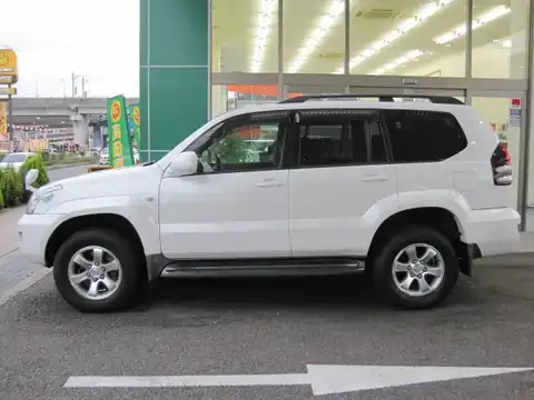 カタログ画像：ランドクルーザープラド （LAND CRUISER PRADO） ＴＸリミテッド 2007年4月 CBA-TRJ120W 2700cc ホワイトパールクリスタルシャイン 燃費8.8km / l 外装