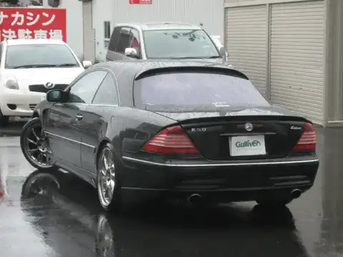 カタログ画像：ＣＬ （CL） ＣＬ５５ ＡＭＧ 2002年11月 GH-215374 5500cc オブシディアンブラック（Ｍ） 燃費6.2km / l バック