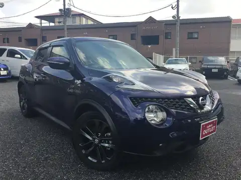 カタログ画像：ジューク （JUKE） １５ＲＸ Ｖアーバンセレクション 2018年5月 DBA-YF15 1500cc アズライトブルー（Ｐ） 燃費18.0km / l メイン（その他）