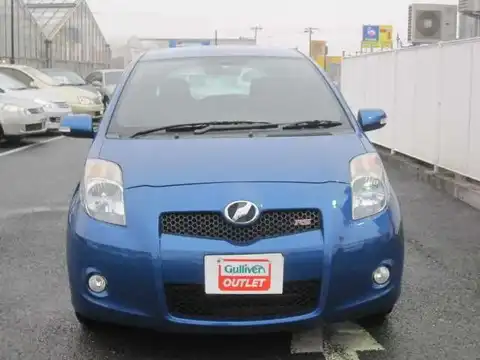 カタログ画像：ヴィッツ （VITZ） ＲＳ 2007年8月 DBA-NCP91 1500cc ブルーマイカメタリック 燃費18.6km / l フロント