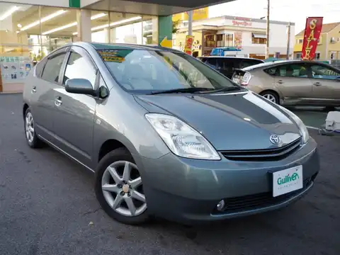 カタログ画像：プリウス （PRIUS） Ｓツーリングセレクション 2004年2月 DAA-NHW20 1500cc ジェイドグリーンマイカメタリック 燃費30.0km / l メイン（その他）